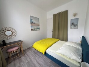 2 bedrooms, WiFi, bed sheets - F3 seafront with all comforts (Houlgate)