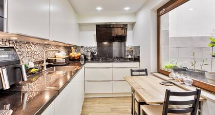 Large, bright bedroom