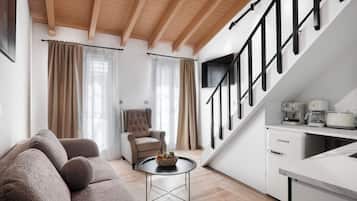 Acropolis View Loft Suite | Zona de estar