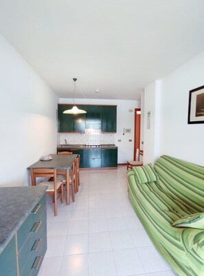 Apartment, 2 Bedrooms, Balcony, City View | Living room - Bright Flat With Terrace (San Michele al Tagliamento)