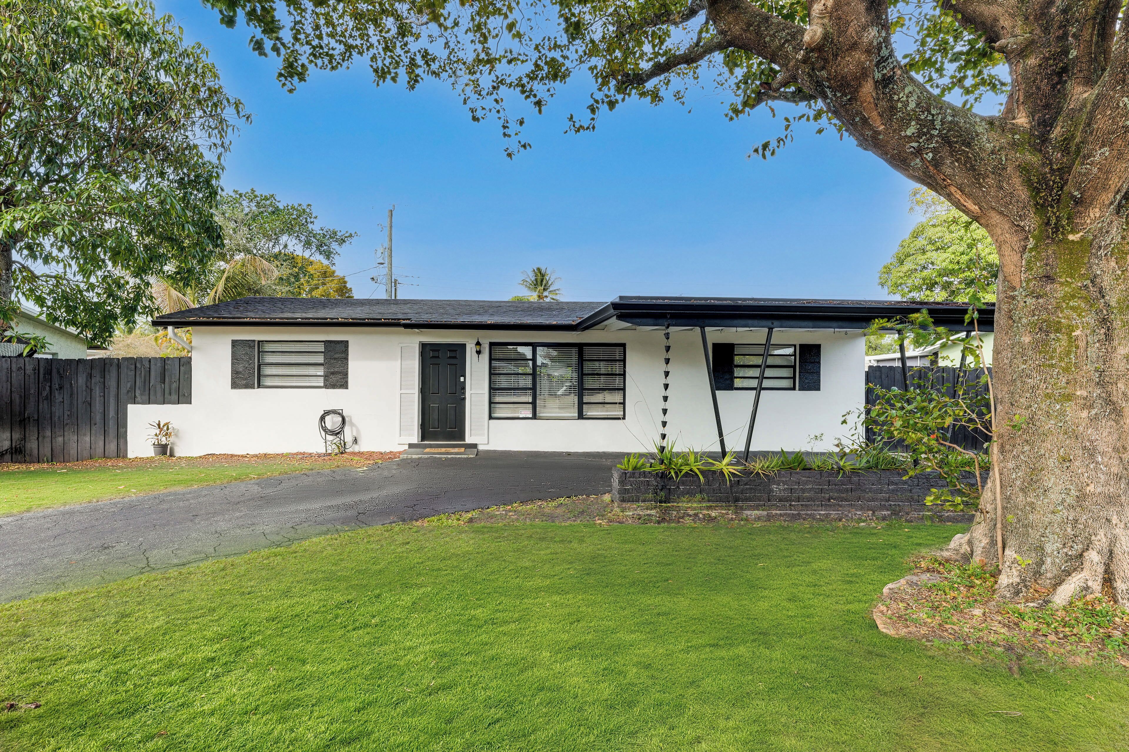 Façade de l’hébergement