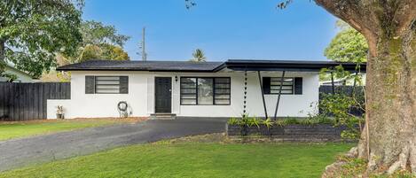 Façade de l’hébergement