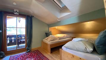 3 chambres, fer et planche Ă repasser, draps fournis