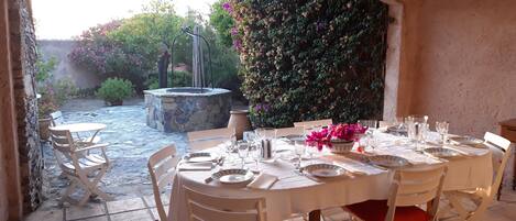 Restauration en plein air