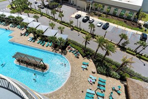 Pool - CALYPSO 3-711 Spectacular condo! Affordable rates! Inquire for details! (Panama City Beach)