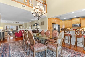 Dining - Creekfront 5BR Home w/ Private Dock & Pool Near Garden City Beach (Garden City Beach)