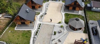 A Wooden Holiday Cottage in a Highlander Style