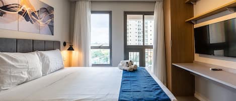 Deluxe-studiosviitti, kaupunkinäköala