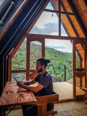 Chalet Deluxe, balcón, vistas a la montaña | Interior