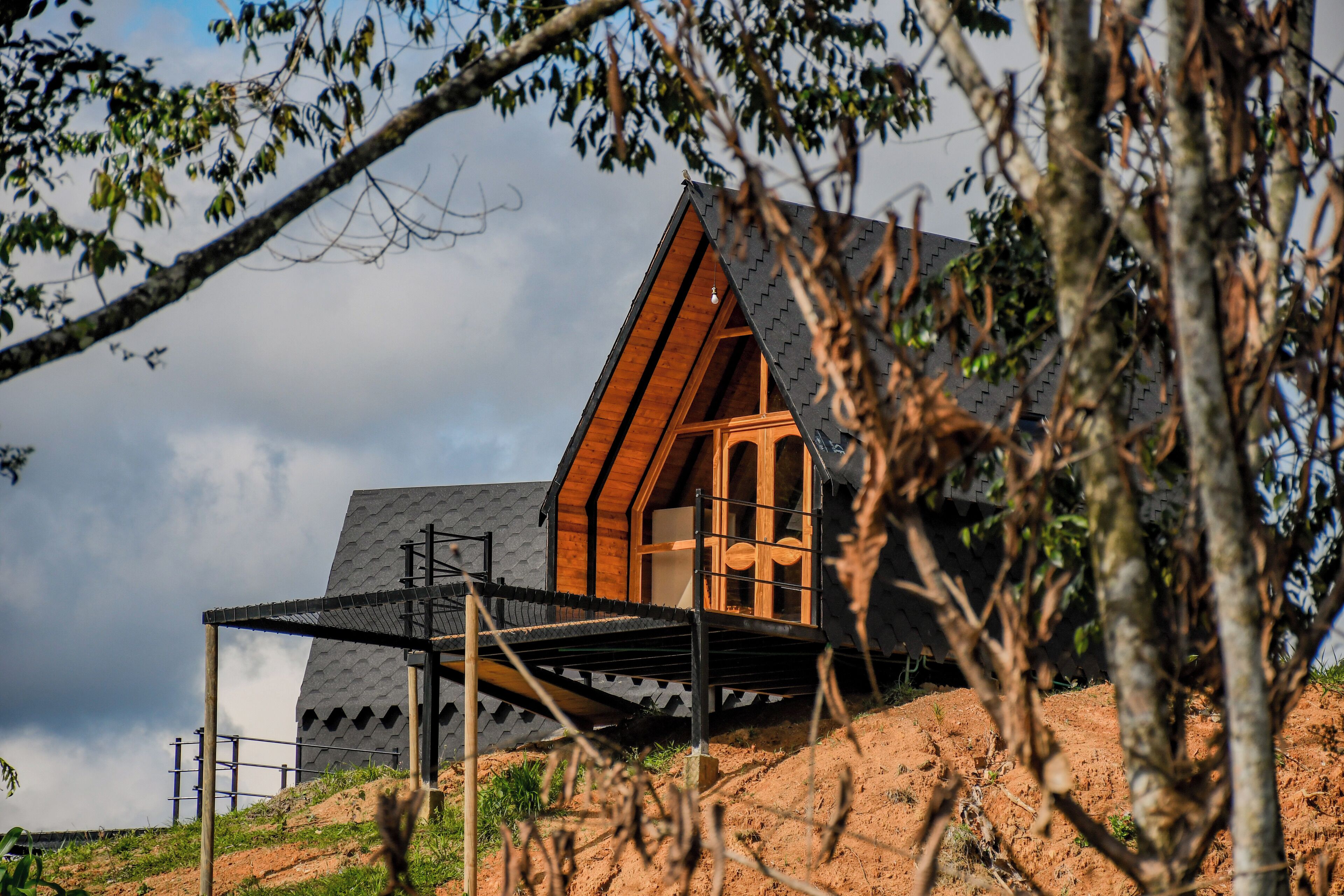 Chalet Deluxe, balcon, vue montagne | Extérieur