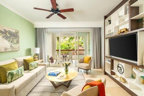 Living area - Family friendly relaxing 2-bedroom villa with a view (Cancún)