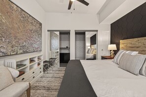 1 habitación, tabla de planchar con plancha, wifi y ropa de cama