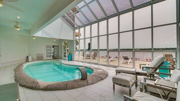 Piscine couverte, piscine chauffée