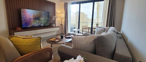 Lejlighed - 1 soveværelse - handicapvenligt - balkon | Stue