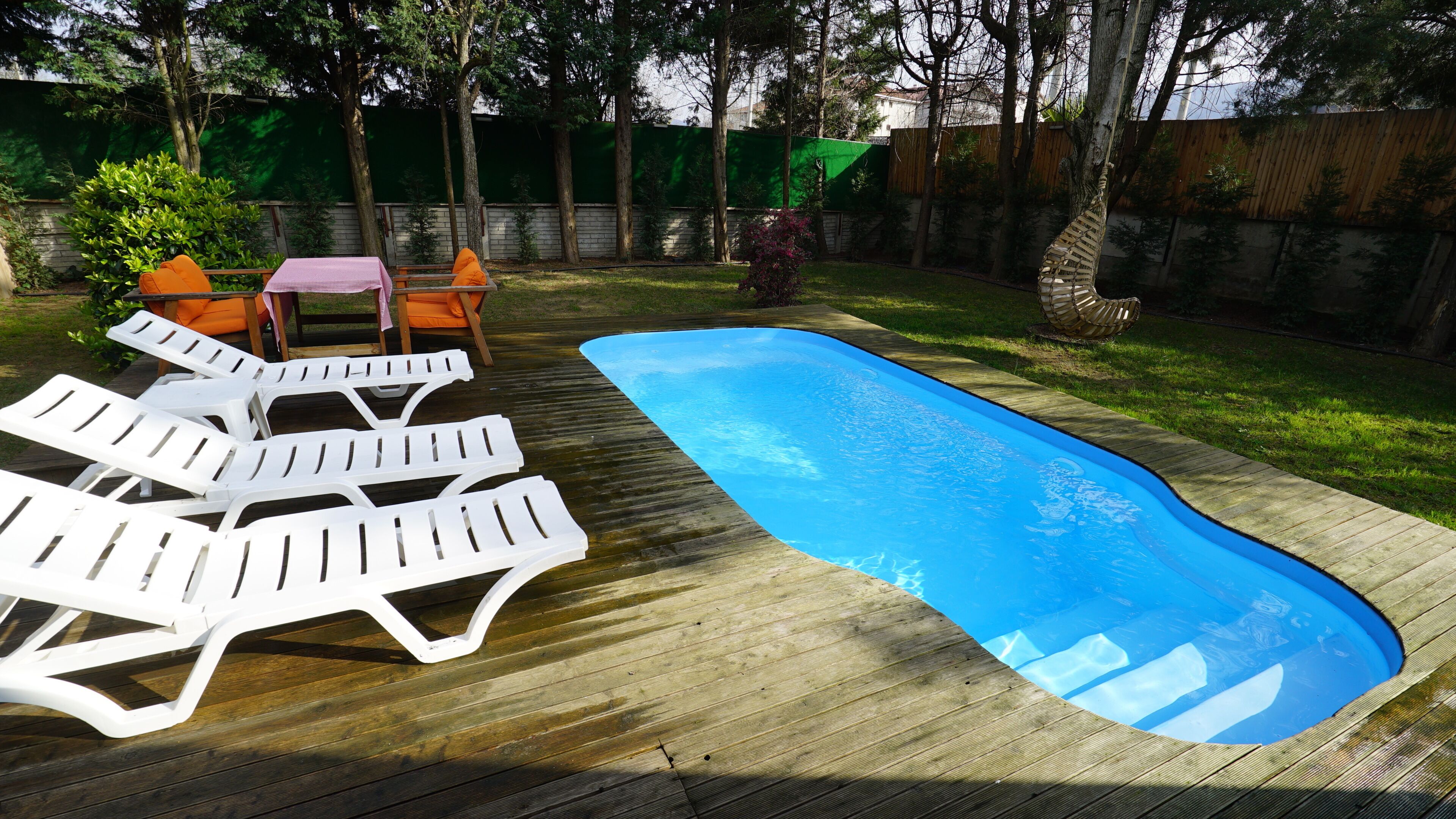 Bungalow Deluks, pemandangan kebun | Teras/patio