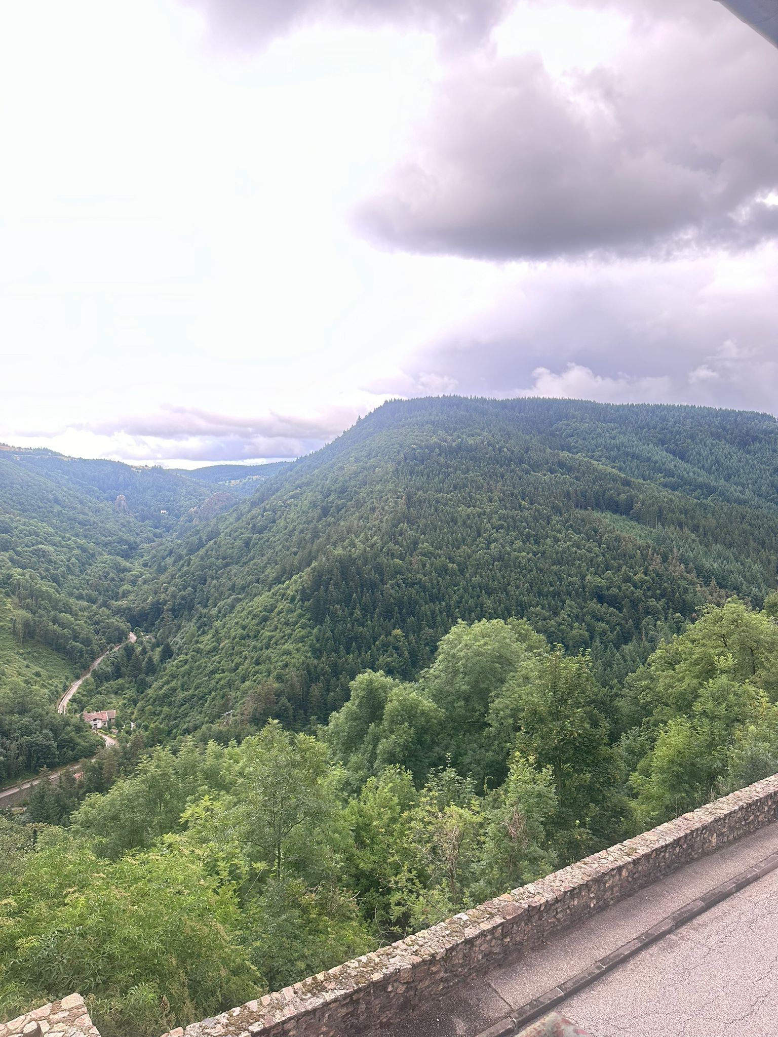 Utsikt fra overnattingsstedet