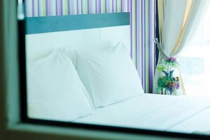 Chambre Standard double, vue sur la ville | Coffre-fort, accès au Wi-Fi (inclus)