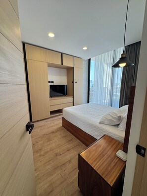 2 bedrooms, iron/ironing board, WiFi, bed sheets - Minerva Sky View | Floor 5 (Guadalajara)