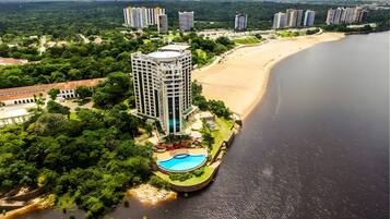 Deluxe-Apartment, Stadtblick | Terrasse/Patio