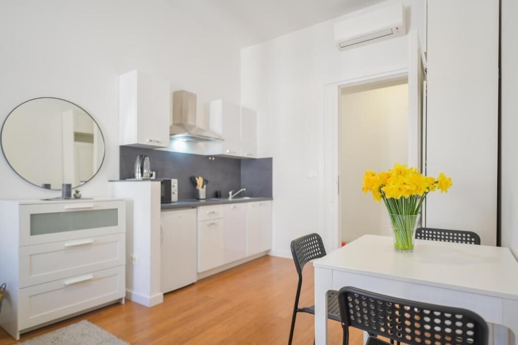 Klassieke studio, uitzicht op de stad | Privékeuken