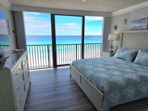 2 bedrooms, iron/ironing board, WiFi, bed sheets - NEW Beachfront +GLASS+VIEW in 2MASTER Suites +BUNK ROOM+FREE BeachChair 702East (Panama City Beach)