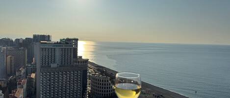 Appartement Confort, balcon, vue mer | Enceinte de lâhĂ©bergement