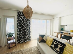 Living room - Nordic Home Bliss With Marimekko Moments (Helsinki)