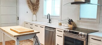 Walk to Parksville Beach | Renovated 3BR | Patio + Family Friendly