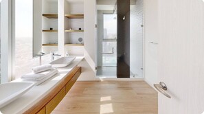 Dusche, Handtücher, Seife, Toilettenpapier