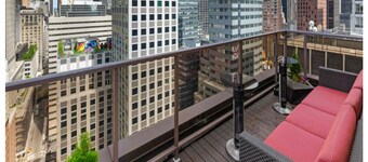 Cozy 1-br/1bt/1lr resort in amazing Mid Town with fitness room and AC