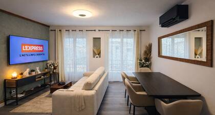 Le Cocon des Romarins ⭐⭐⭐Large 3-bedroom air-conditioned apartment with swimming pool