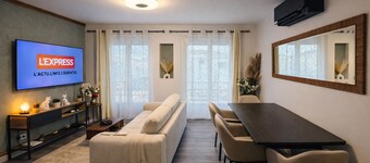 Le Cocon des Romarins ⭐⭐⭐Large 3-bedroom air-conditioned apartment with swimming pool
