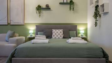 1 chambre, fer et planche à repasser, Wi-Fi gratuit, draps fournis