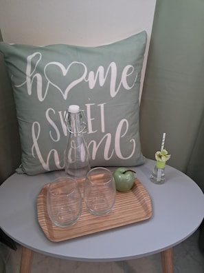 Shared Dormitory, 1 Bedroom, Accessible, Balcony | Food and drink