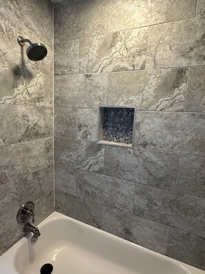Hair dryer, towels, soap, toilet paper - Bold 1922 Designer Home - 3BR Near German Village (Columbus)