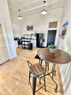 Dining - ParkView Loft | 1BR with ATV Trail Access + Wi-Fi & Parking (Pittsfield)