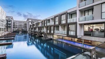 Indoor pool, a heated pool