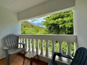 Leilighet, balkong, fjellutsikt | Overnattingsstedets uteområder