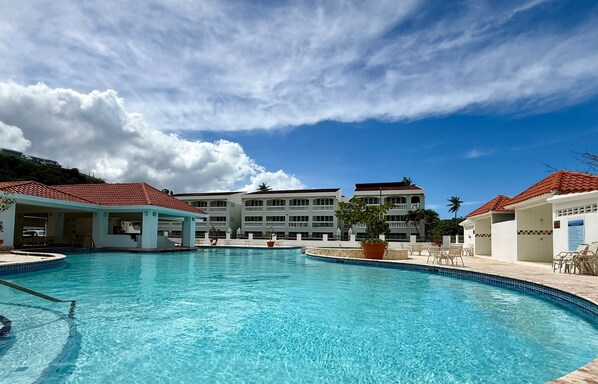 Apartment, Balcony, Mountain View | Pool