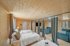 5 slaapkamers, een strijkplank/strijkijzer, gratis wifi, beddengoed
