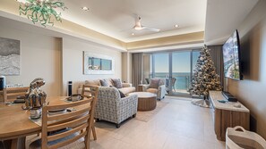 Smart TV, books, stereo - One 1603 – Oceanfront Condo with Spectacular Views (Puerto Peñasco)