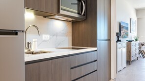 Fridge, microwave, stovetop, coffee/tea maker - One 903B: Oceanfront Icon of Timeless Luxury at the Newest Resort. (Puerto Peñasco)