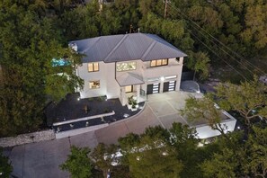 Exterior - Modern Hilltop Retreat with Pool Near Downtown (Austin)