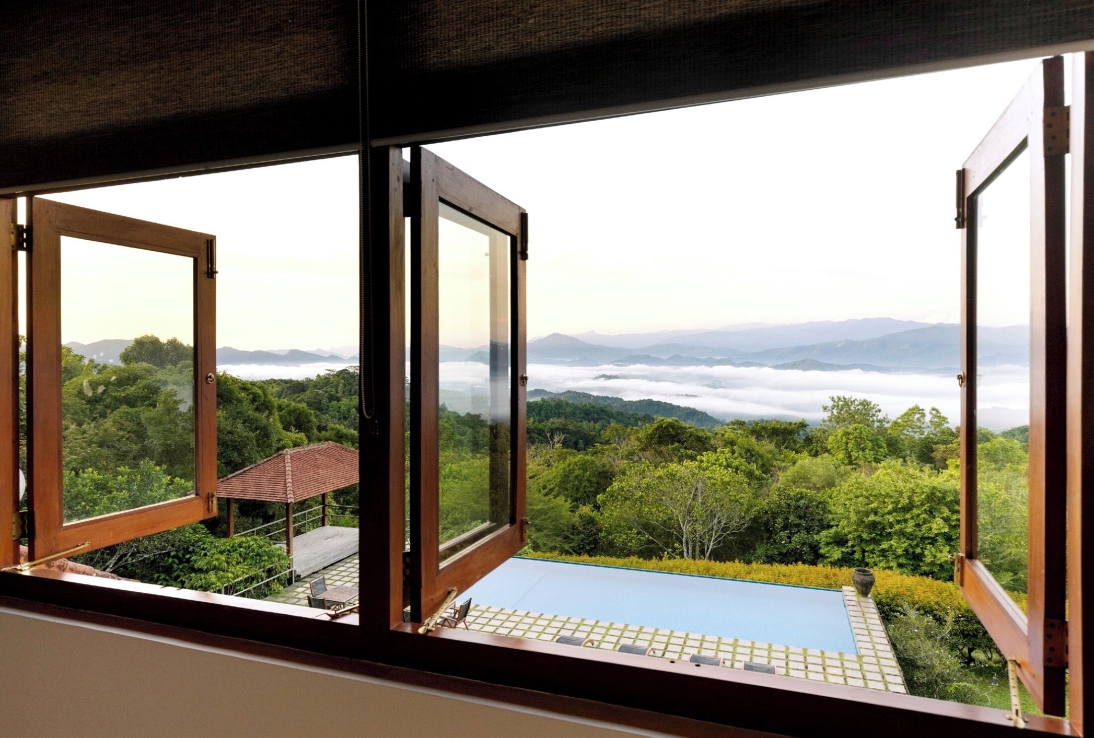 Quarto casal superior, vista para a montanha | Parte interna