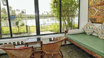 Uitzicht op het meer