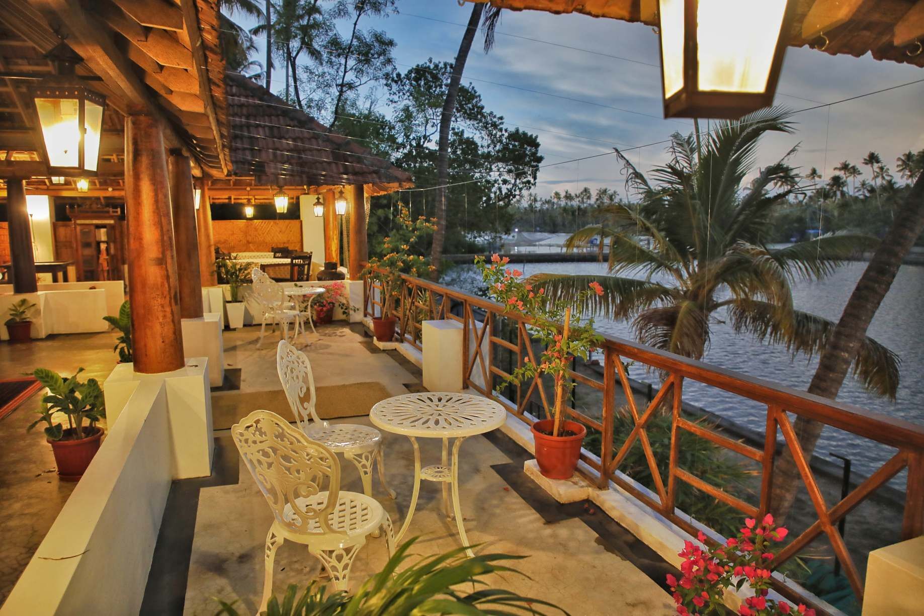 Uitzicht vanuit accommodatie