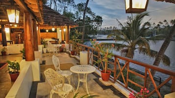 Uitzicht vanuit accommodatie