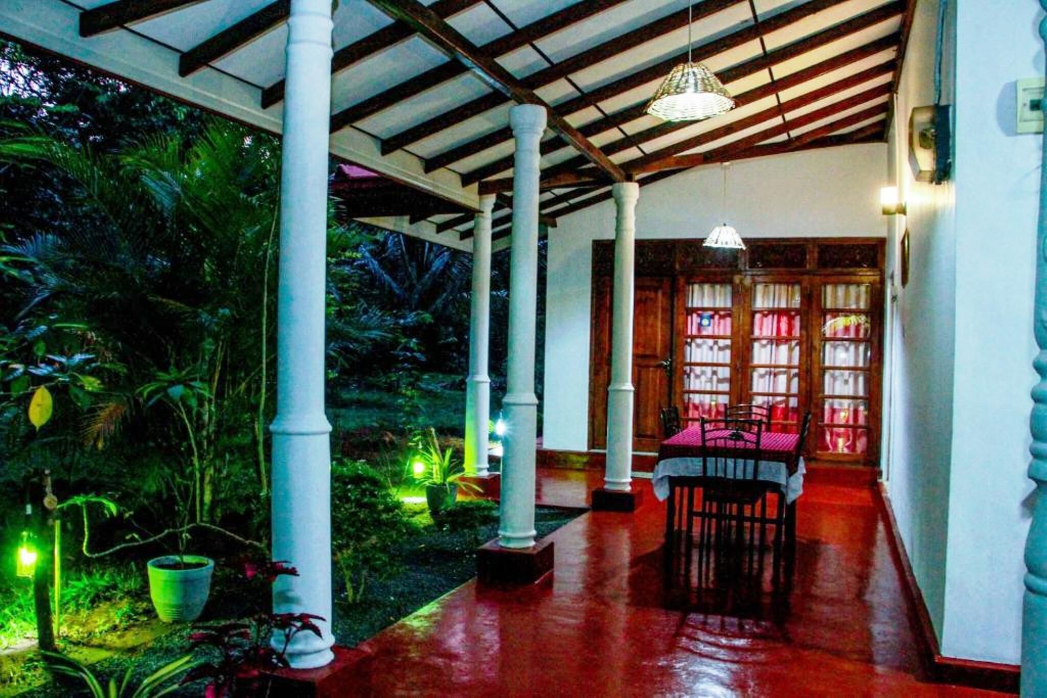 Front of property – evening/night