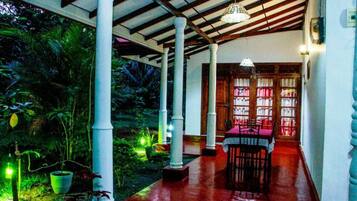 Front of property – evening/night