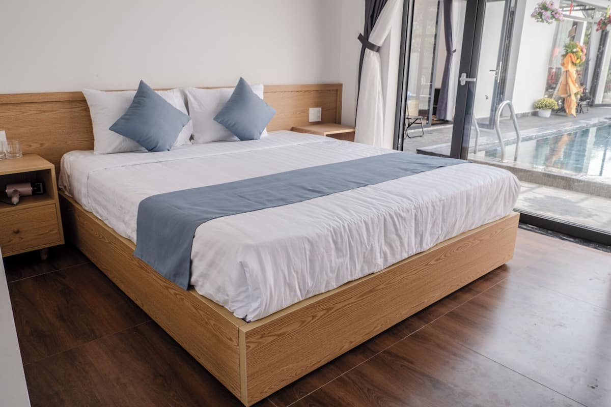 Deluxe-Doppelzimmer, Balkon, Gartenblick